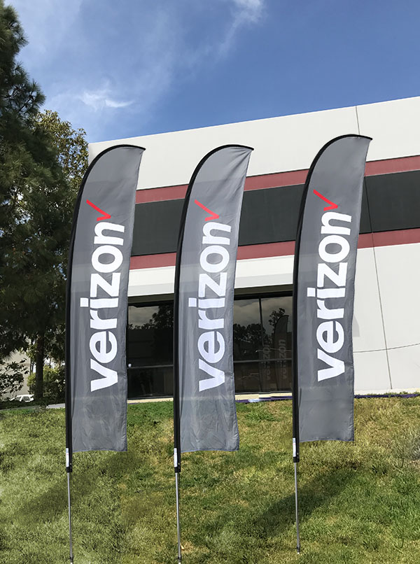 15ft Evo Flag Complete With Pole System And Mount Above All
